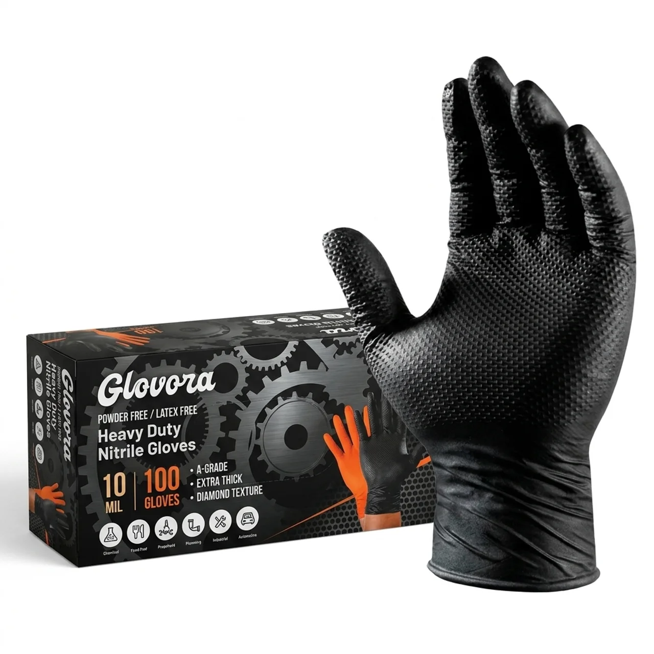 Heavy Duty Nitrile Gloves